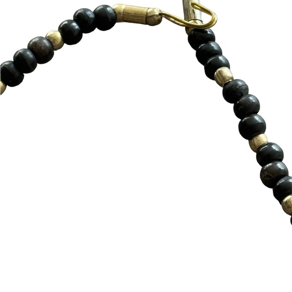 African Handmade Vintage Brass Necklace Elephants - Picture 3 of 6